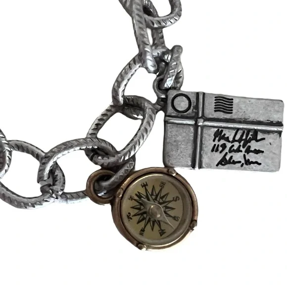 Vintage Travel Theme Charm Bracelet - Picture 4 of 7